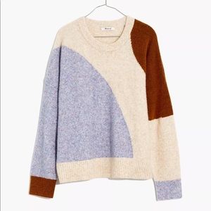 Madewell Cedarbrook Pullover Sweater in Colorbloc